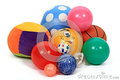 Toys balls Stock Photo