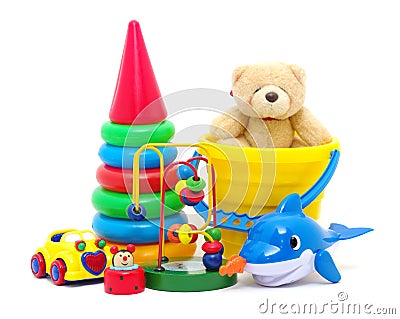 Toys collection Stock Photo