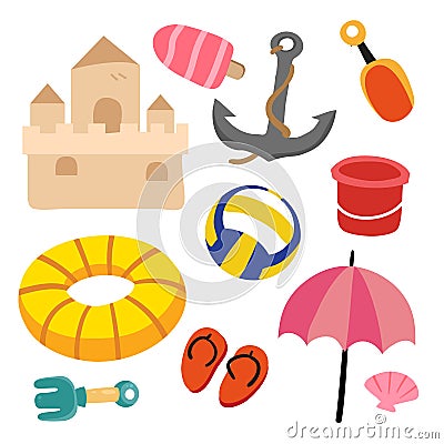 Toys vector collection design Vector Illustration