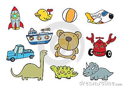 Toys Vector Illustration