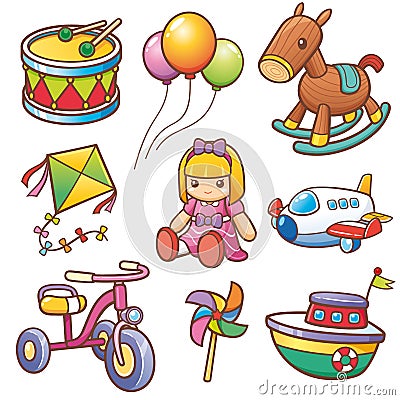 Toys Vector Illustration