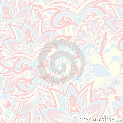 Design pattern. Mixture of topics, abstract art Vector Illustration