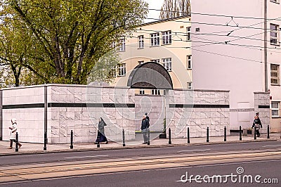 Umschlagplatz Monument Editorial Stock Photo