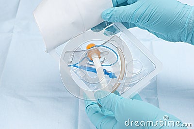 Trachea Tube Stock Photo