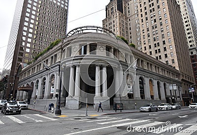 The Original Crocker National Bank Building San Francisco, 2. Editorial Stock Photo