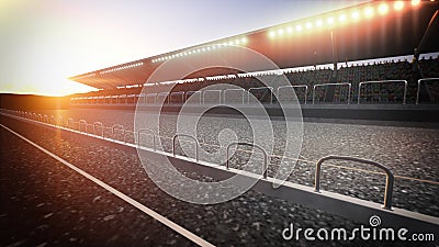 Track arena background Stock Photo