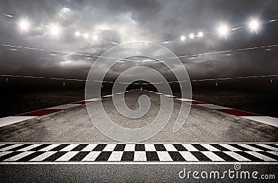 Track arena 3d Stock Photo