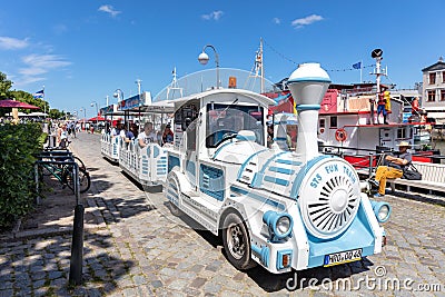 Trackless train Editorial Stock Photo