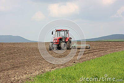 A tractor Stock Photo