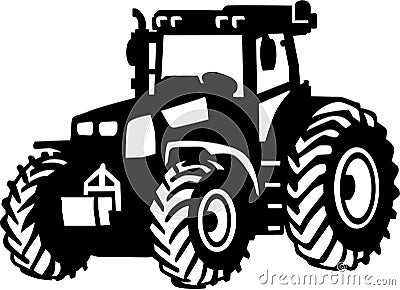Tractor Farm vector Vector Illustration