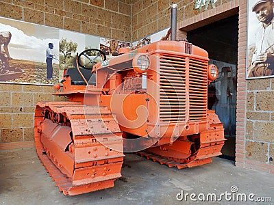 Tractor Fiat 55 L Editorial Stock Photo