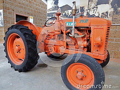 Tractor Fiat 25 R Editorial Stock Photo