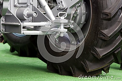 Tractor hitch and tow bar Stock Photo