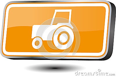 Tractor icon Vector Illustration