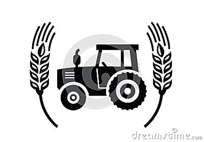 Tractor icon Vector Illustration