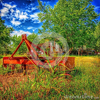 Tractor Implement Stock Photo