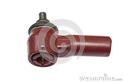 Tractor steering tip on isolated Stock Photo