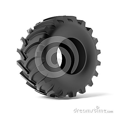 Tractor tire Stock Photo