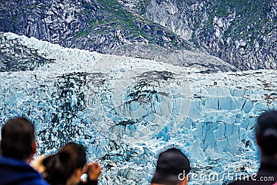 Tracy arm fjord sawyer glacier Stock Photo