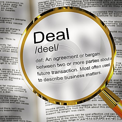 Trade deal icon concept means agreement and partnership - 3d illustration Cartoon Illustration