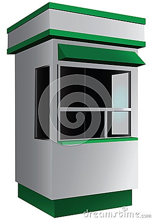 Trade kiosks Vector Illustration