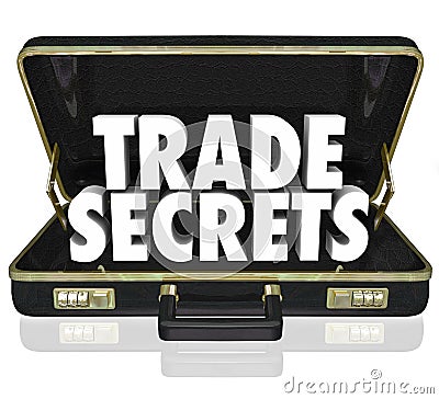 Trade Secrets Briefcase Business Proprietary Information Intellectual Property Stock Photo