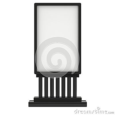 Trade show booth LCD screen stand Stock Photo