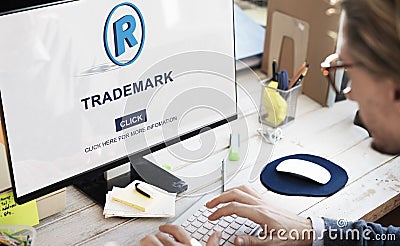 Trademark Brand Rights Protection Copyright Concept Stock Photo