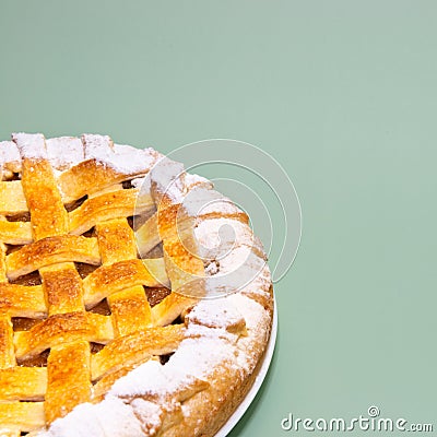 Tradition american apple pie Stock Photo