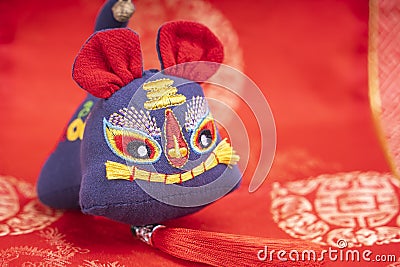 Tradition Chinese doll tiger,2022 is year of the tiger Stock Photo