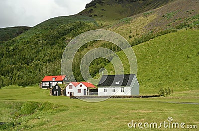 Tradition iceland houses Stock Photo