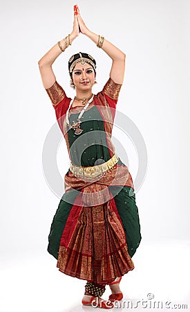 Tradition woman doing traditional dance Stock Photo