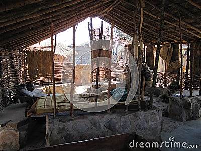 African - Village - The Waterburg Mountains Stock Photo