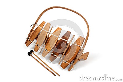 Traditional african xylophone Stock Photo