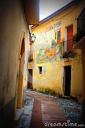 A traditional alley Stock Photo