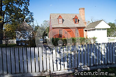 Traditional American Civil War era house Editorial Stock Photo