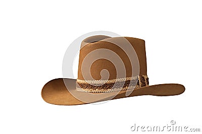 Traditional American cowboy hat Stock Photo