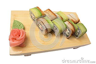 Traditional Asian food sushi Stock Photo