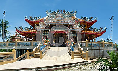 Traditional asian temple Stock Photo