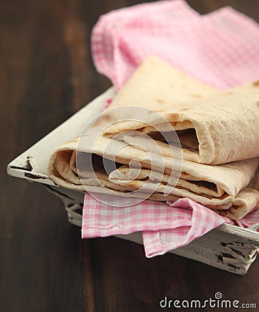 Traditional azeri lavash Stock Photo