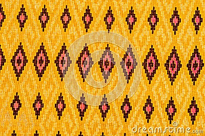 Traditional batik sarong pattern Stock Photo