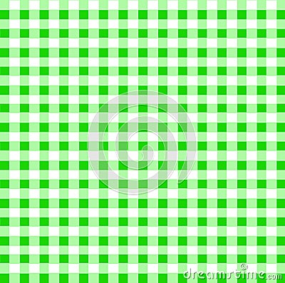 Traditional Bavarian or Alpine pattern in green and white Stock Photo