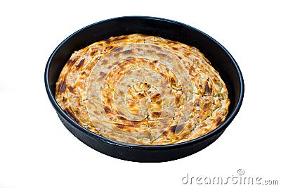 Traditional bosnian burek Stock Photo