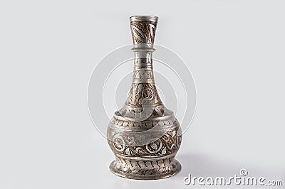 Traditional brass vase Stock Photo