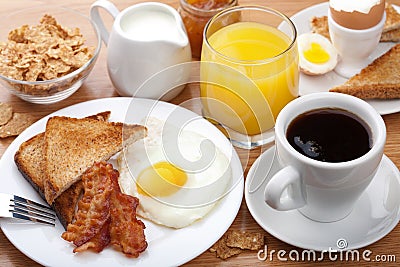 Traditional breakfast Stock Photo