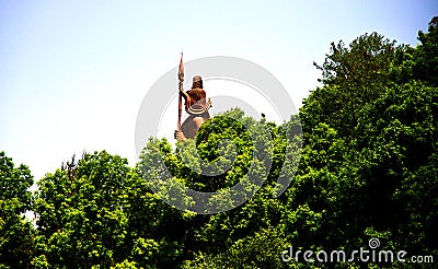 Traditional Buddha religious statue of God Editorial Stock Photo