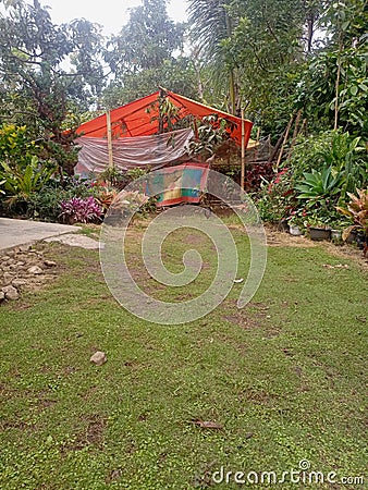 Traditional Chicken coop Stock Photo