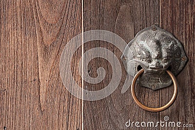 Traditional Chinese Door Stock Photo