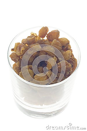 Traditional Chinese Medicine - Dried longan Stock Photo