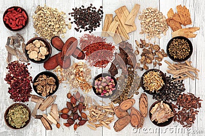 Traditional Chinese Medicine Stock Photo